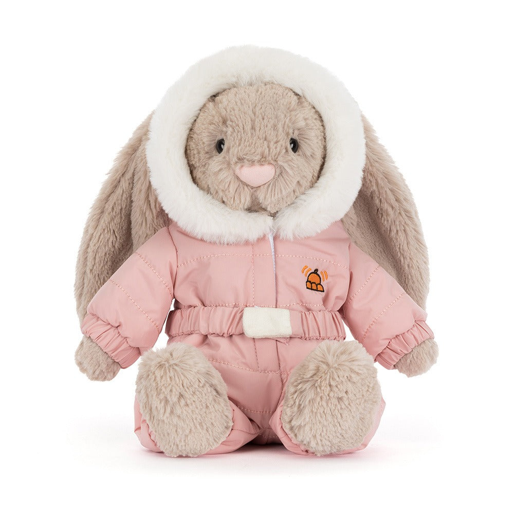 Jellycat Bashful Bunny 'Snow Suit' Soft Toy (31cm) | Christmas Ed