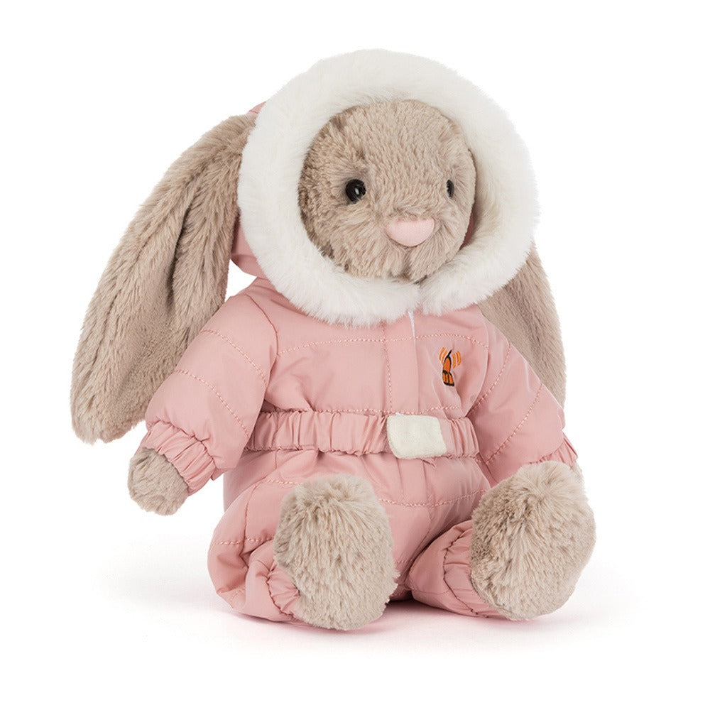 Jellycat Bashful Bunny 'Snow Suit' Soft Toy (31cm) | Christmas Ed