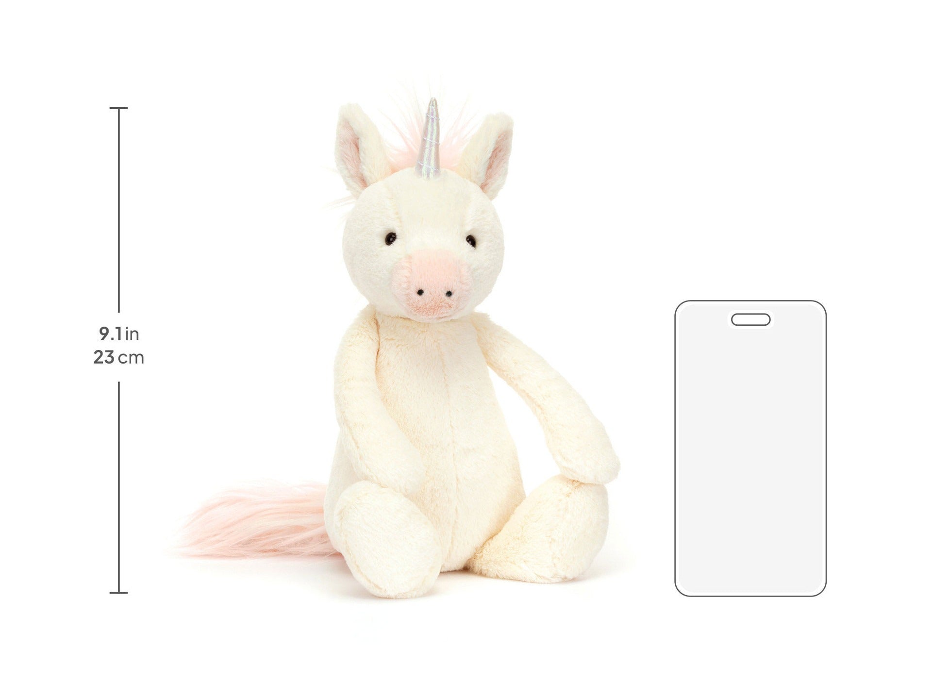 Jellycat Bashful Unicorn Soft Toy (31cm)