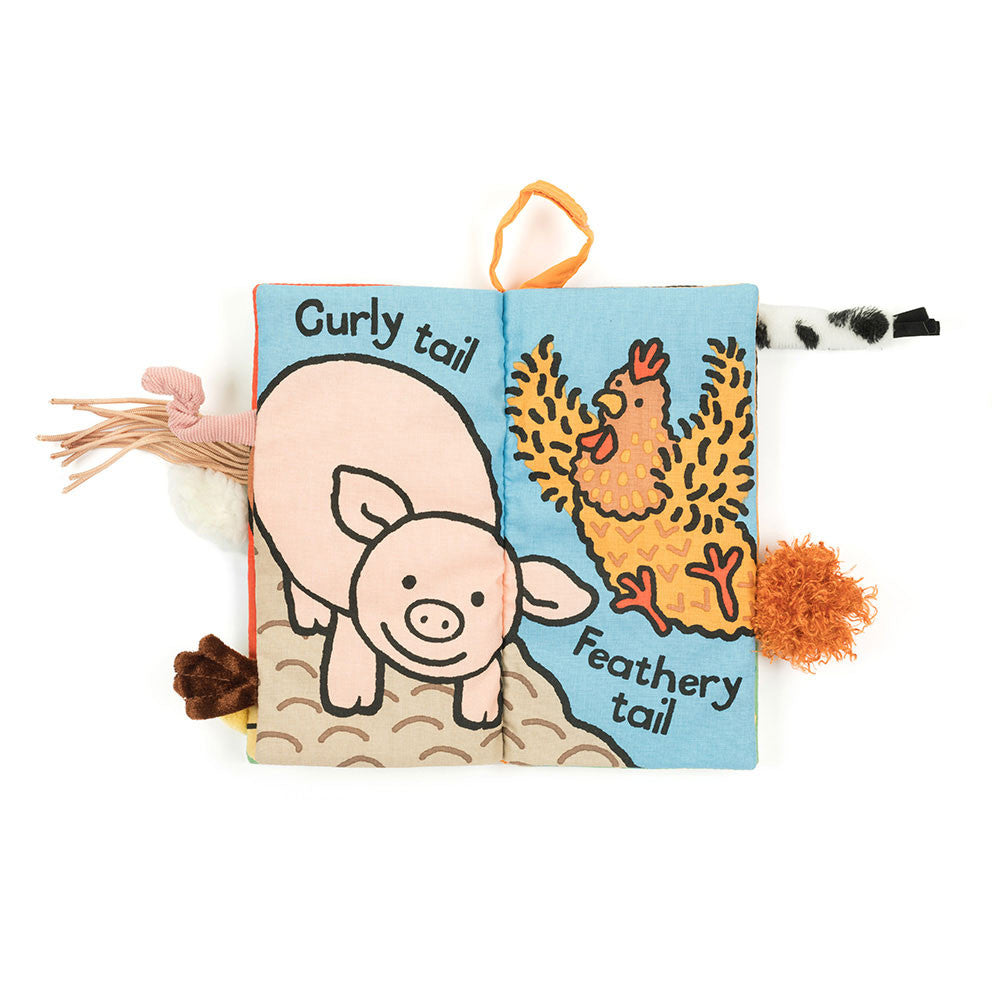 Jellycat Tails Cloth Book - Farm Tails 2