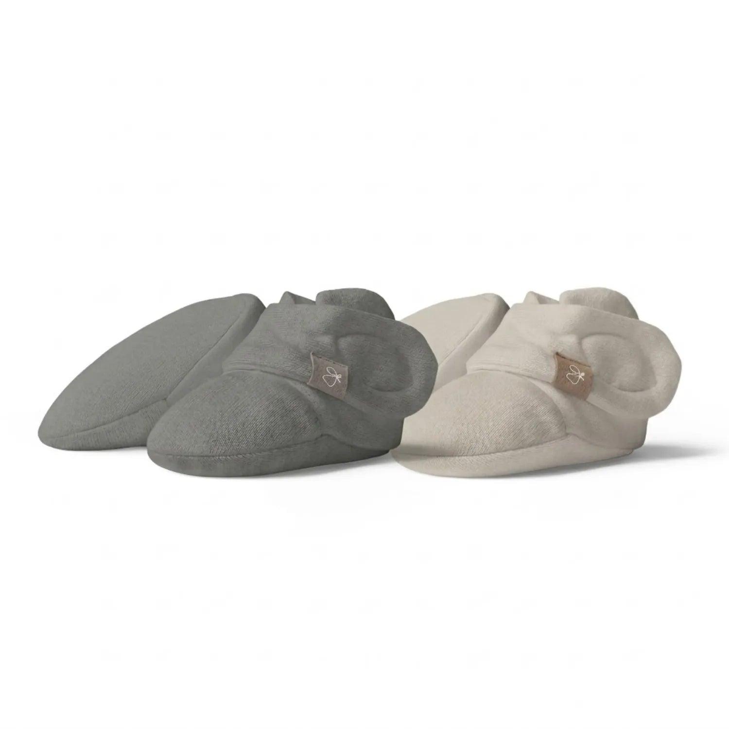 Goumi Bamboo & Organic Cotton Stay On Booties, 2pk (5 Designs, 2 Sizes) - Pupsik Singapore