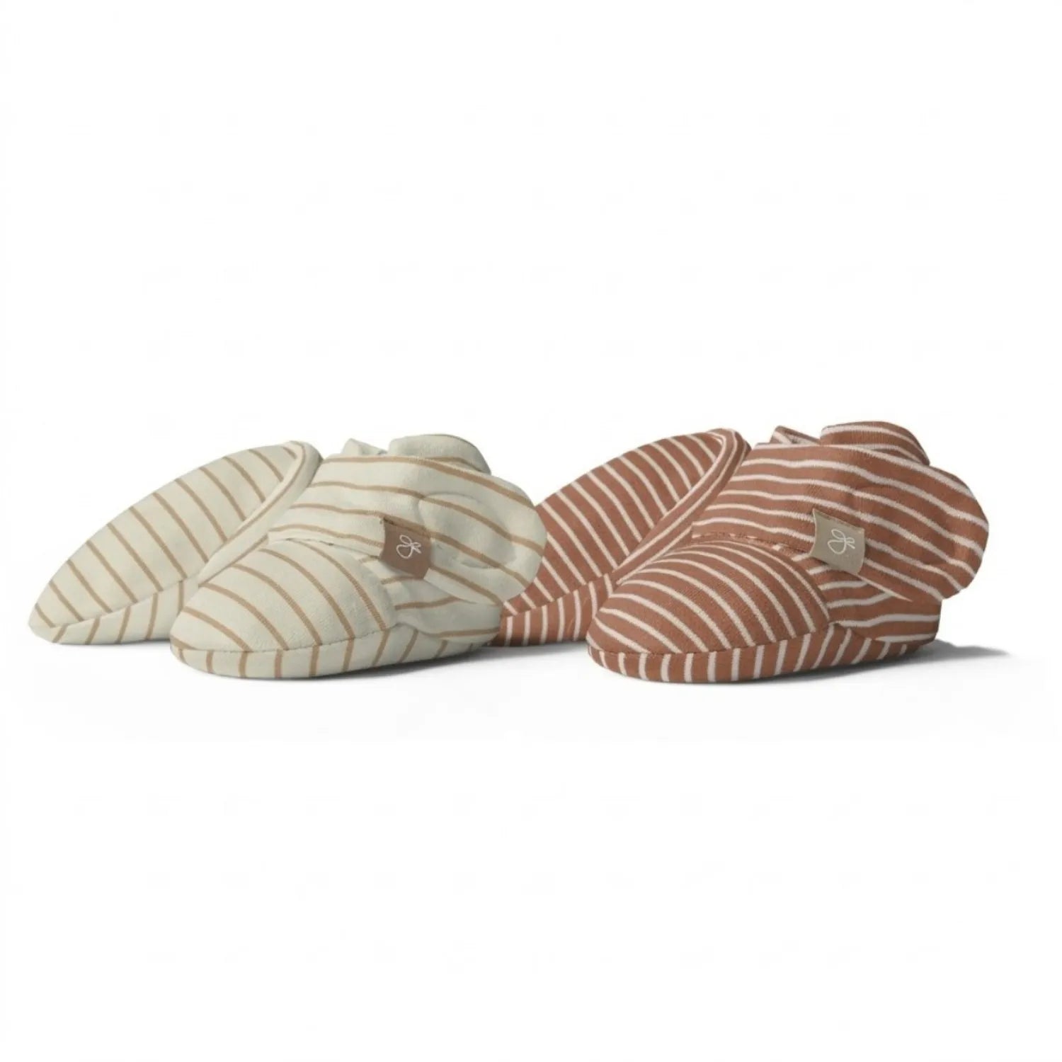 Goumi Bamboo & Organic Cotton Stay On Booties, 2pk (5 Designs, 2 Sizes) - Pupsik Singapore