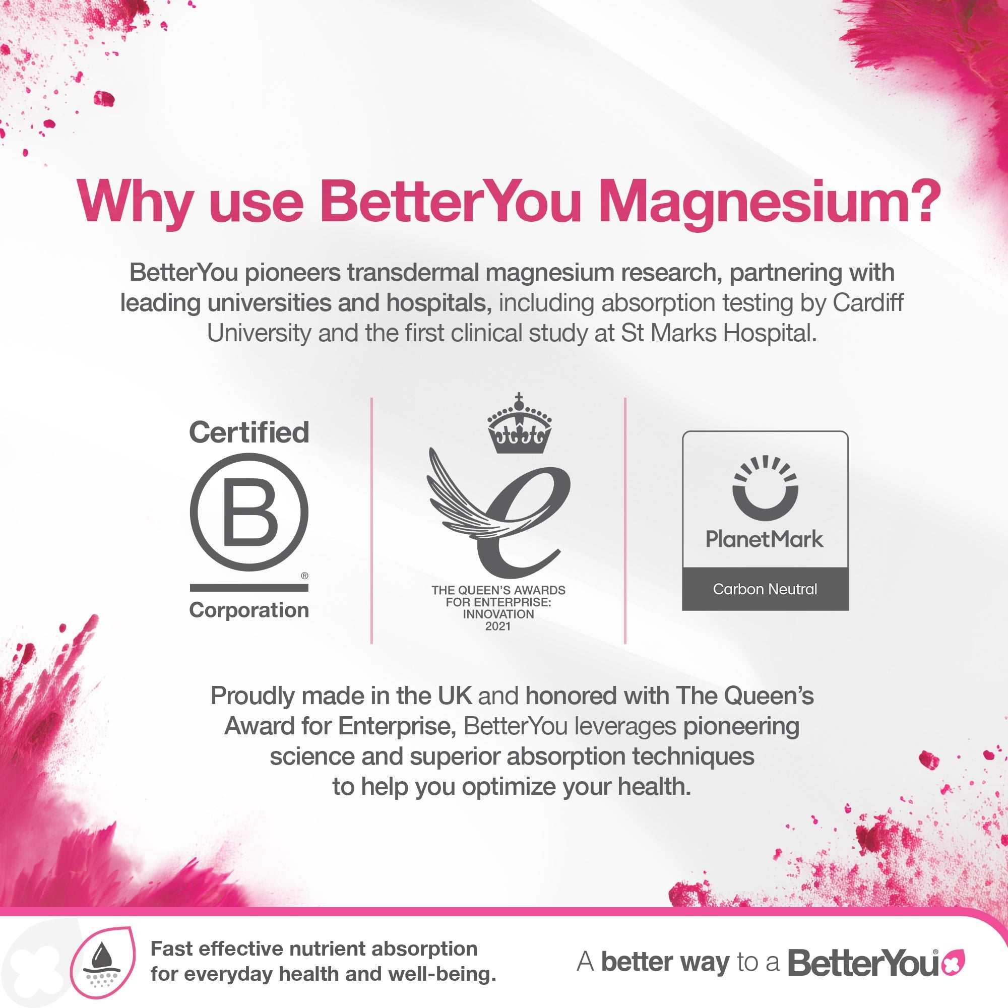 BetterYou Magnesium Flakes Mineral Bath Flakes, 1KG (Exp 09/30)