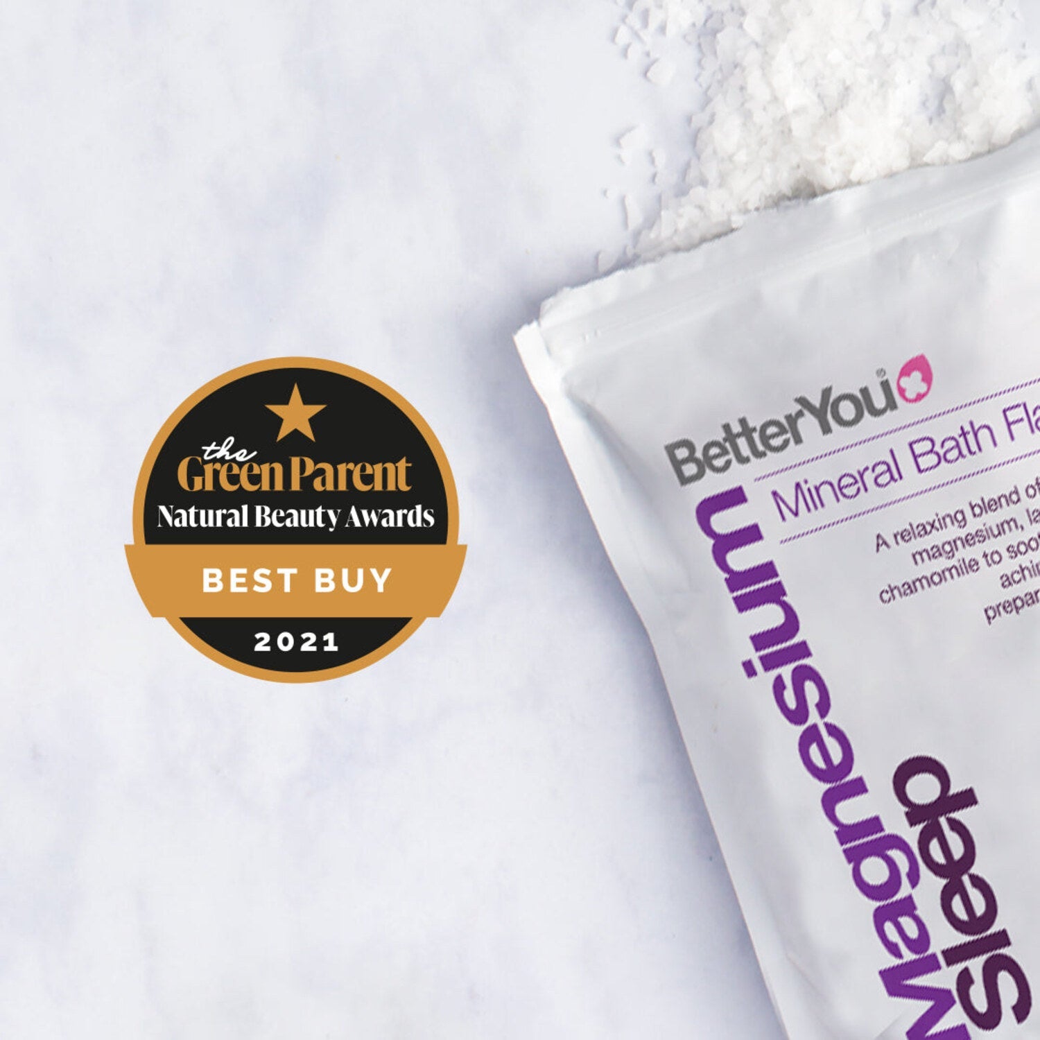 BetterYou Magnesium Sleep Mineral Bath Flakes award