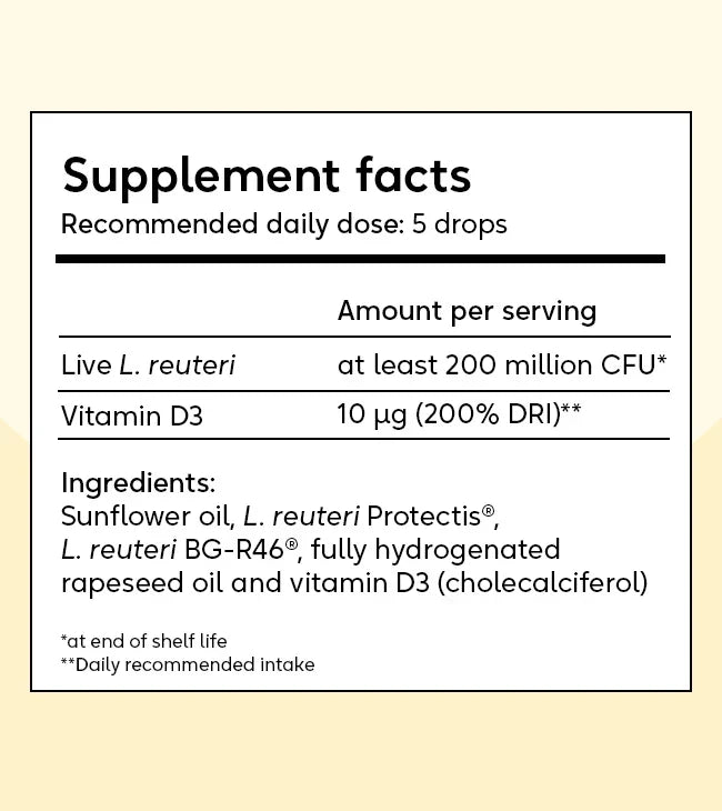 BioGaia Protectis PLUS Baby Probiotics Drops with Vitamin D, 10ml (Exp 10/27)