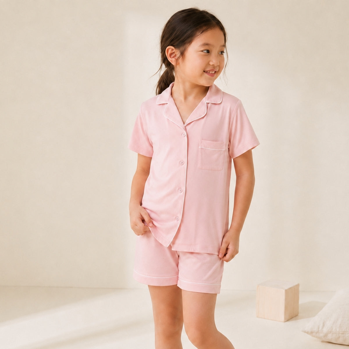 MPJ Kids Alaise Bamboo Pyjamas Short Set - 7 Colours (6 Sizes) | 5 to 14 Years
