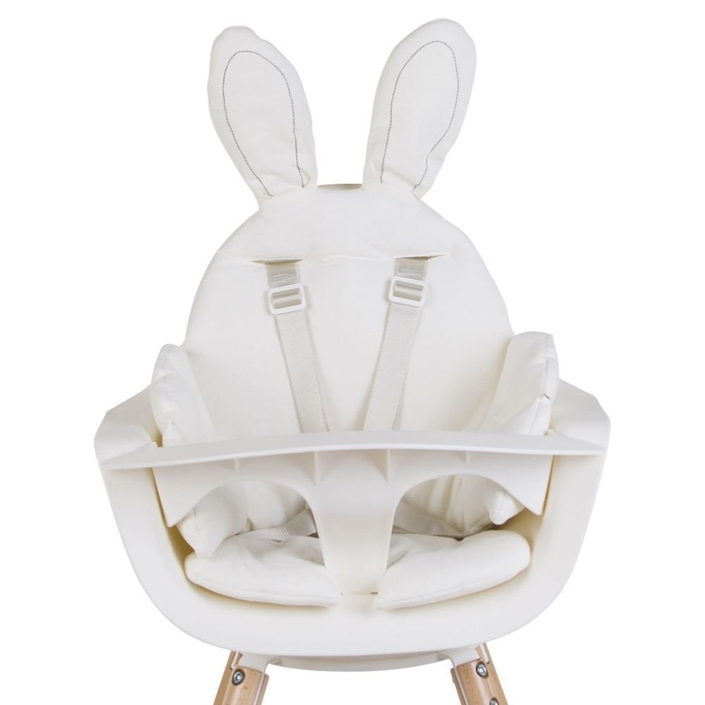 Childhome Universal Rabbit Seat Cushion for Baby High Chair - White - Pupsik Singapore