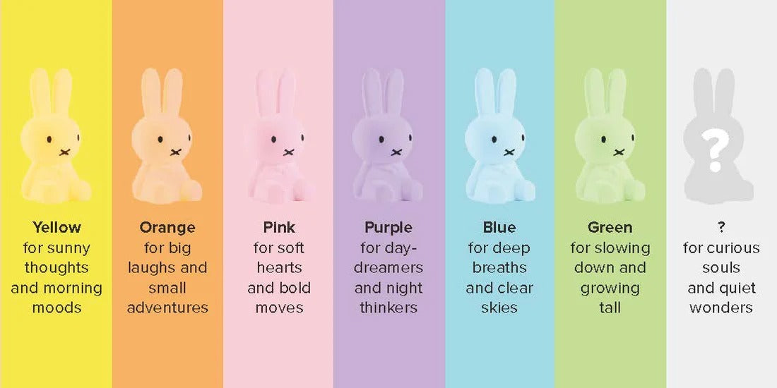 Mr Maria x Miffy Colourful Surprise Bundle of Light Blind Box, 1pk (10cm) - Pupsik Singapore