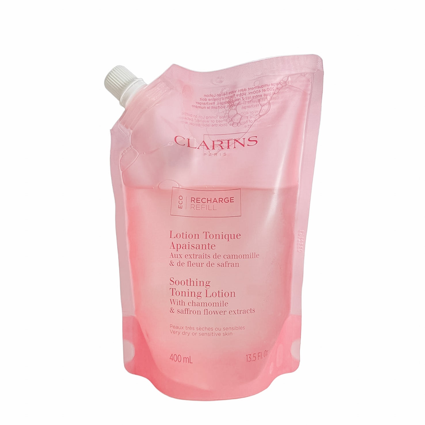 Clarins Soothing Toning Lotion, 400ml Refill (Exp 08/28)