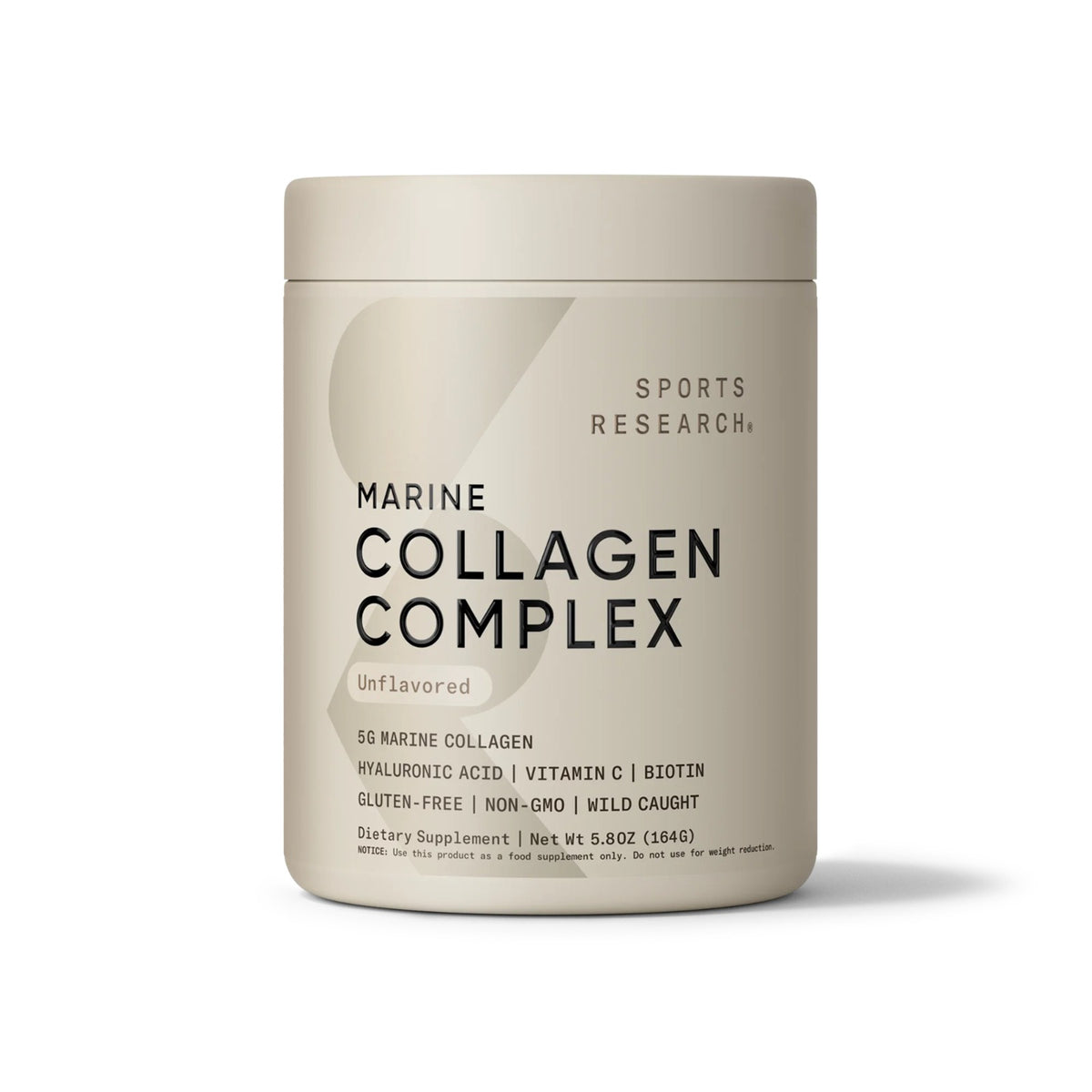 Sports Research Marine Collagen Complex, 5.8oz / 30 Servings - Unflavoured