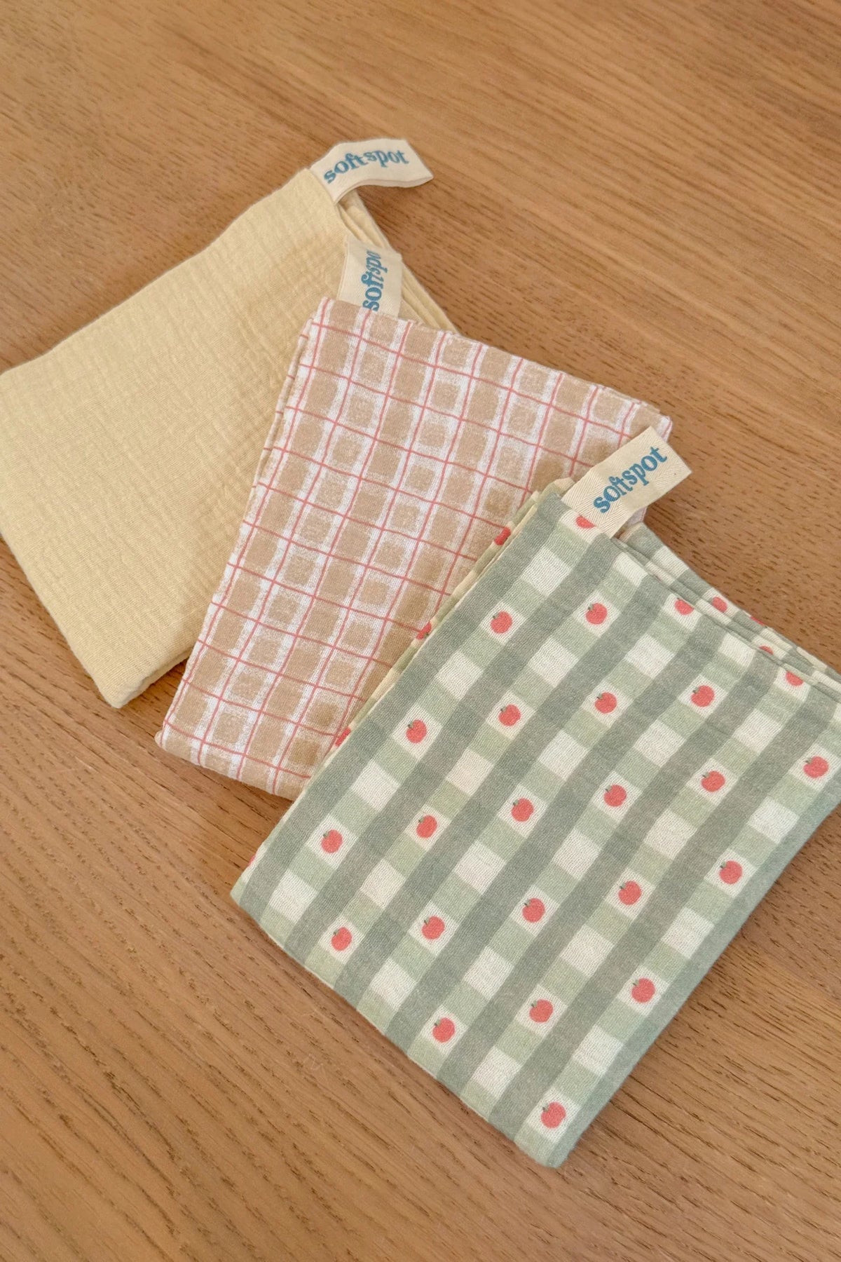 Soft Spot Soft Tea Towels, 3pk (7 Designs)