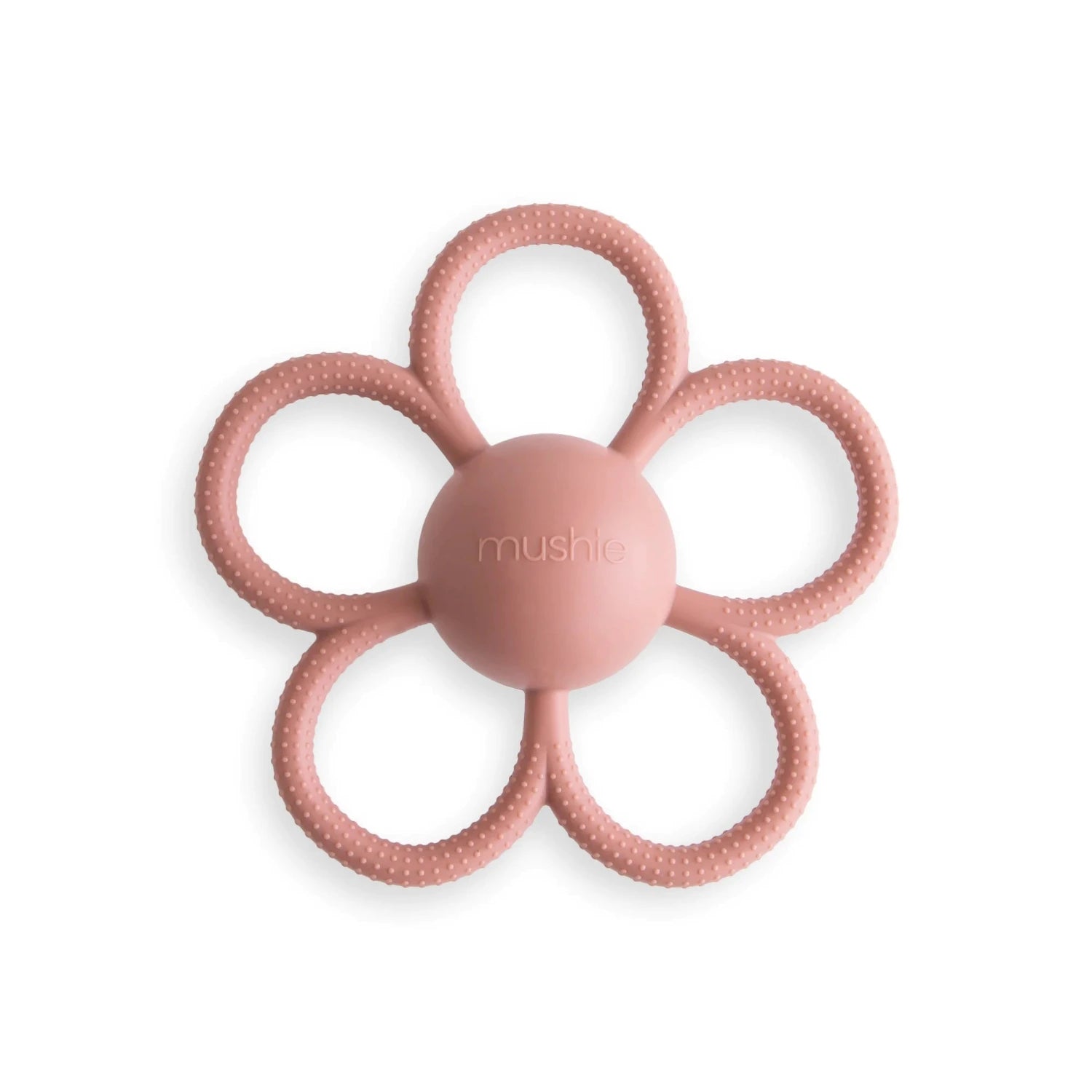Mushie Daisy Rattle Teether (2 Colors)