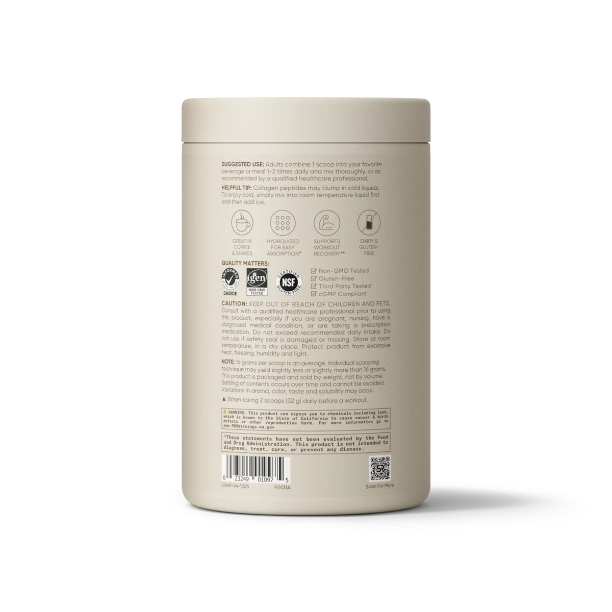 Sports Research Collagen Peptides (5 Types)