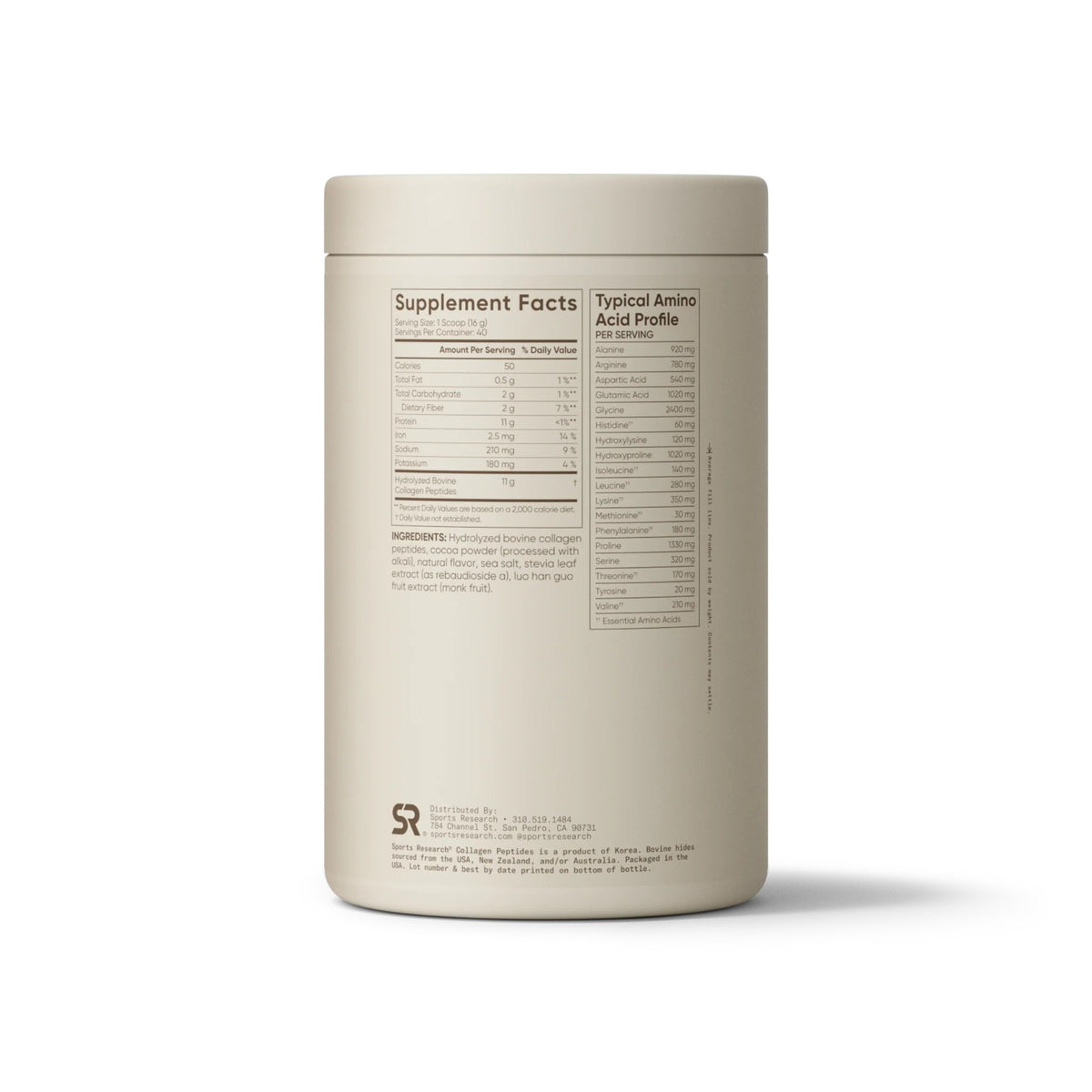 Sports Research Collagen Peptides (5 Types)