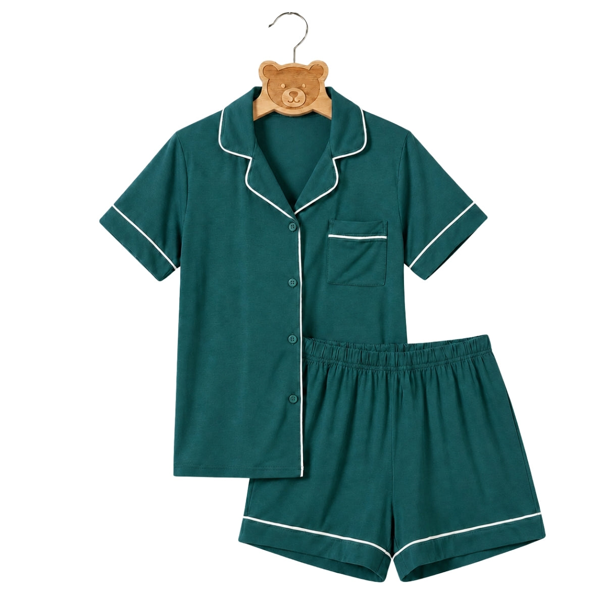 MPJ Kids Alaise Bamboo Pyjamas Short Set - 7 Colours (6 Sizes) | 5 to 14 Years