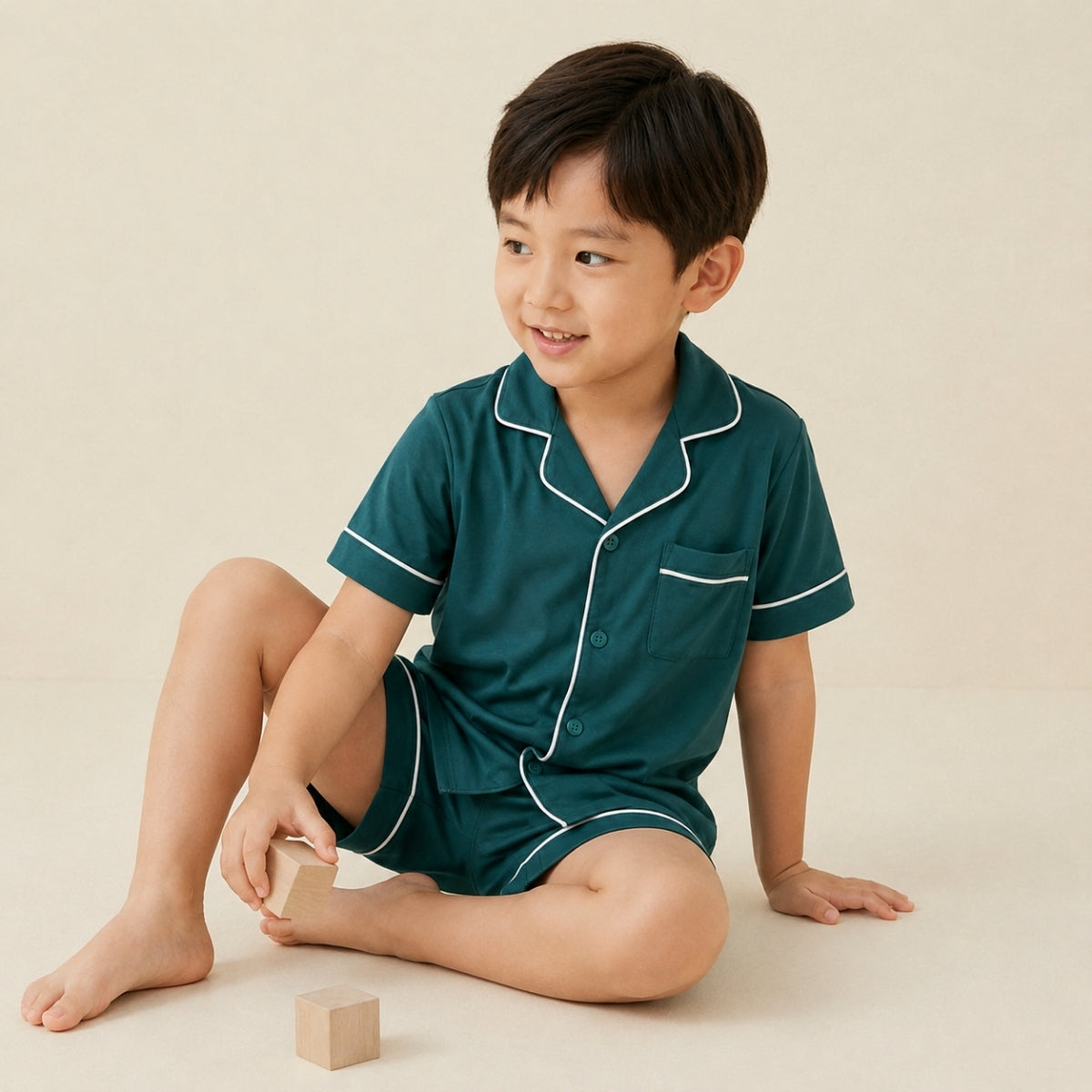 MPJ Kids Alaise Bamboo Pyjamas Short Set - 7 Colours (6 Sizes) | 5 to 14 Years