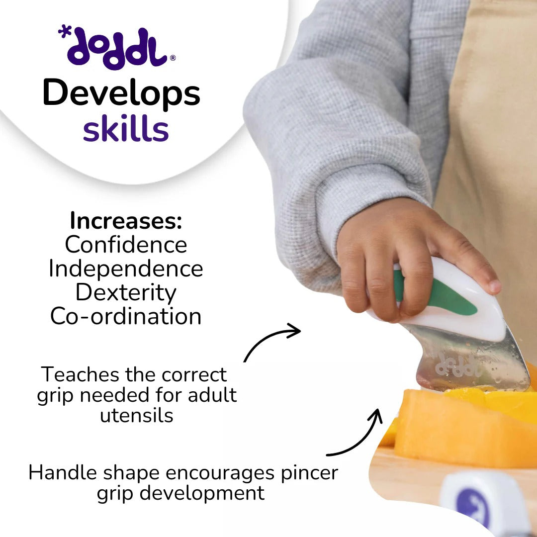 Doddl Toddler Knife (18M+) - Fresh Green