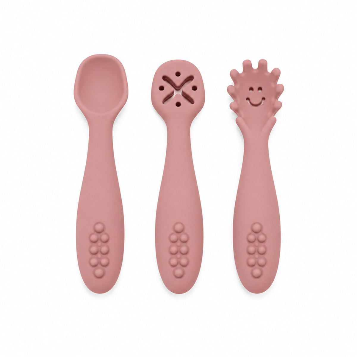 Biomom Self-Feeding Pre-Spoons, 3pk (5 Colours)