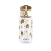 Evorie Tritan Kids Straw Water Bottle, 380ml (6 Designs)