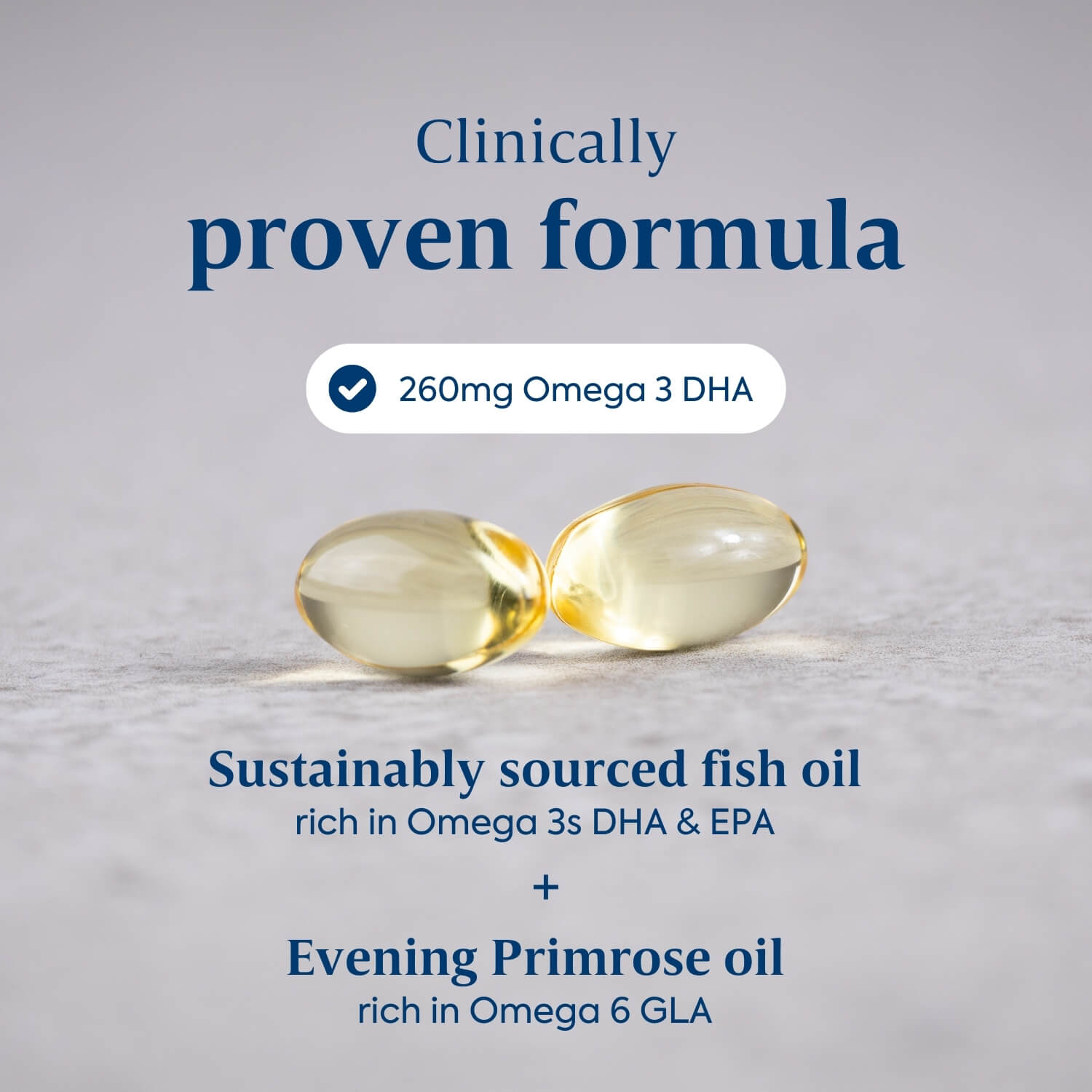 Efamol Efalex Brain Formula Omega 3 Fish Oil & Omega 6 Evening Primrose Oil (2 Sizes)