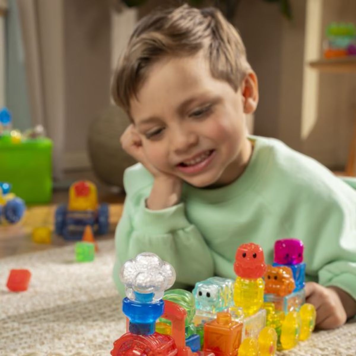 Jelly Blox Squish Train Set, 35pcs