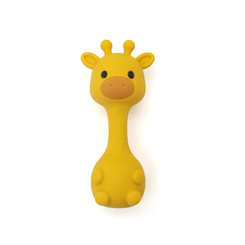 Biomom Silicone Giraffe Sensory Rattle Toy - Pupsik Singapore