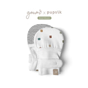 Goumi x Pupsik Bamboo Stay On Mitts – City Blocks (2 Sizes)