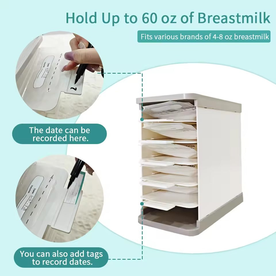 MPJ Freeze Organizer for Breast Milk Storage