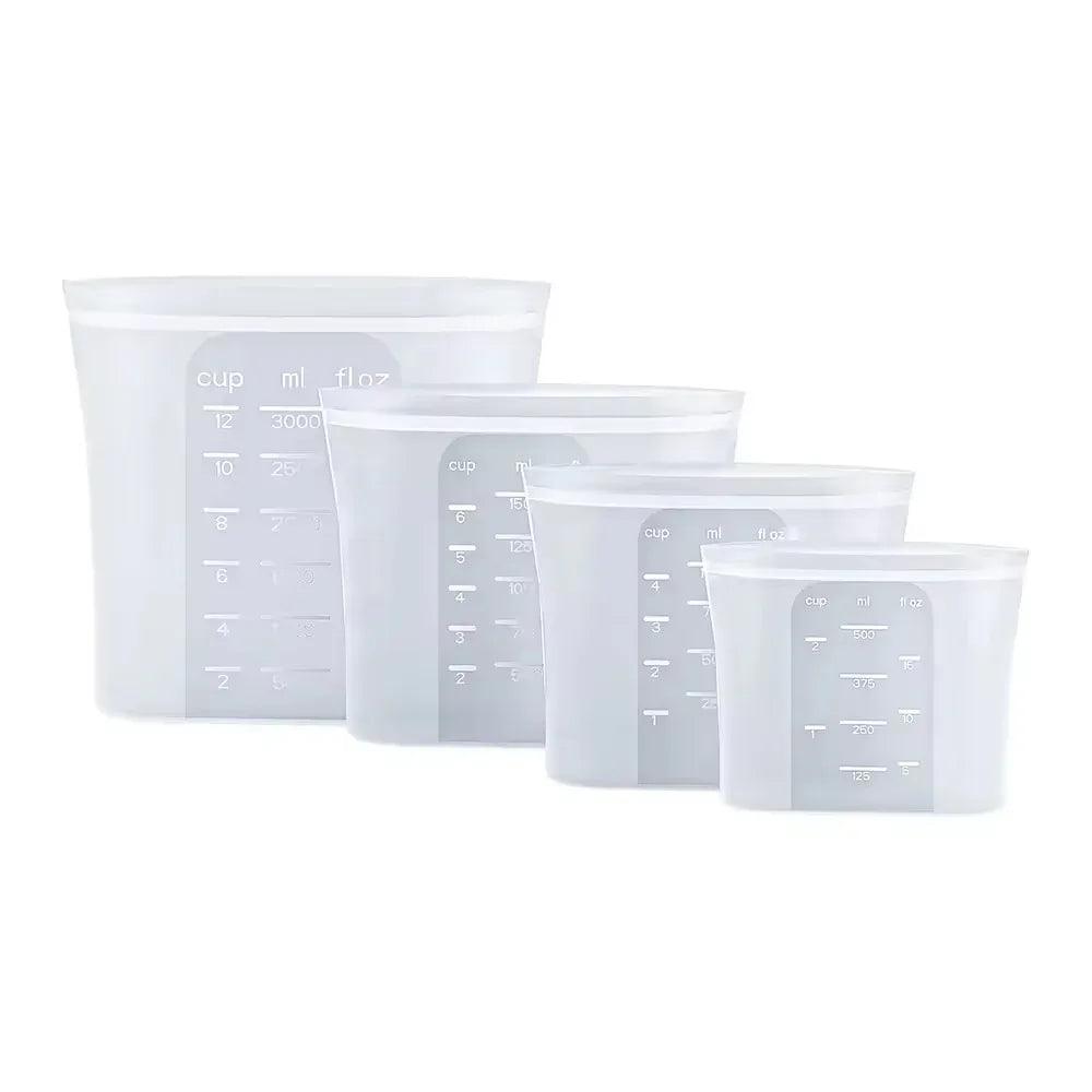 Biomom Biomom Stand-Up Silicone Food Storage Bags, 2pk (2 Sizes)