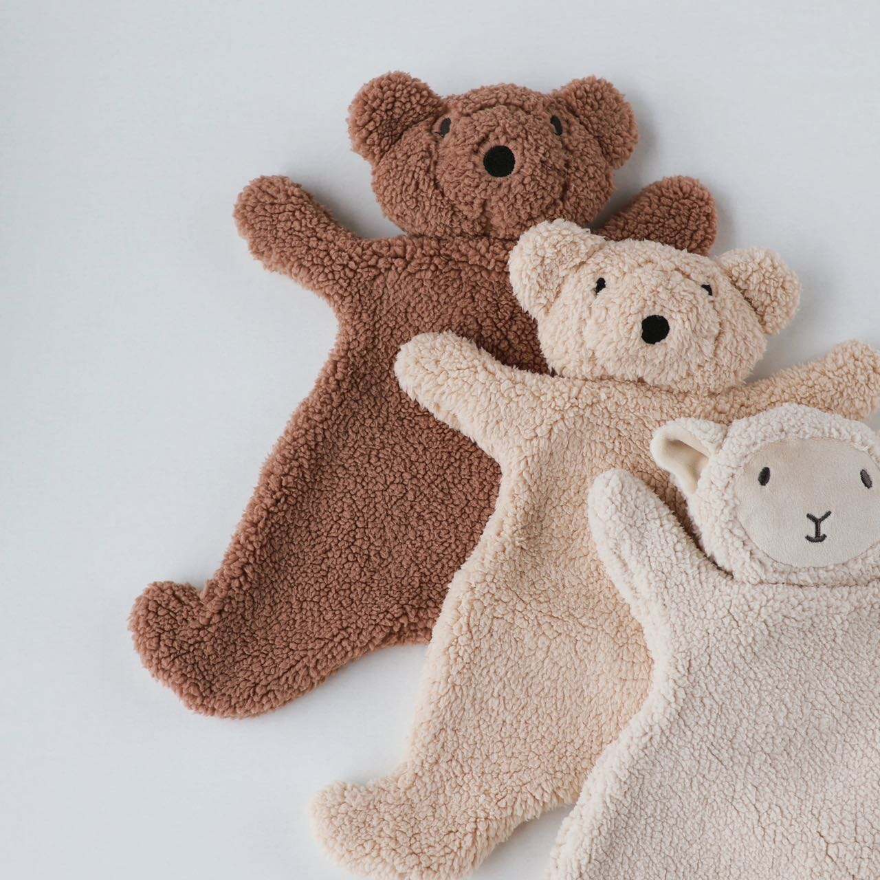 Biomom Mocha Teddy Bear Plush Lovey
