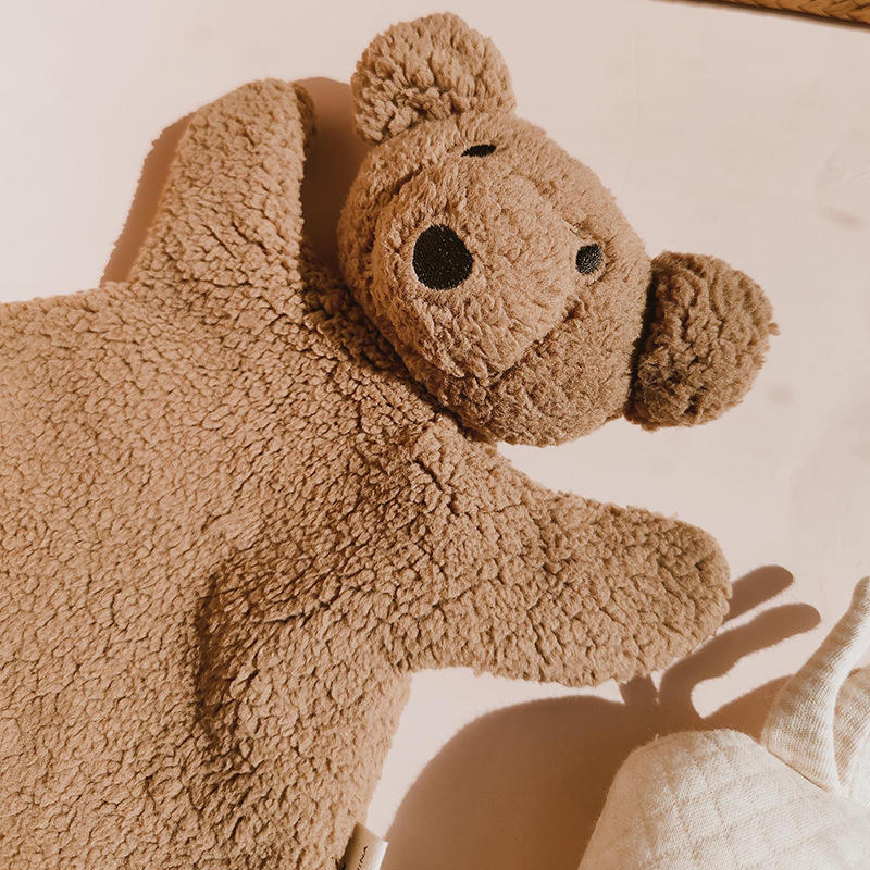 Biomom Mocha Teddy Bear Plush Lovey