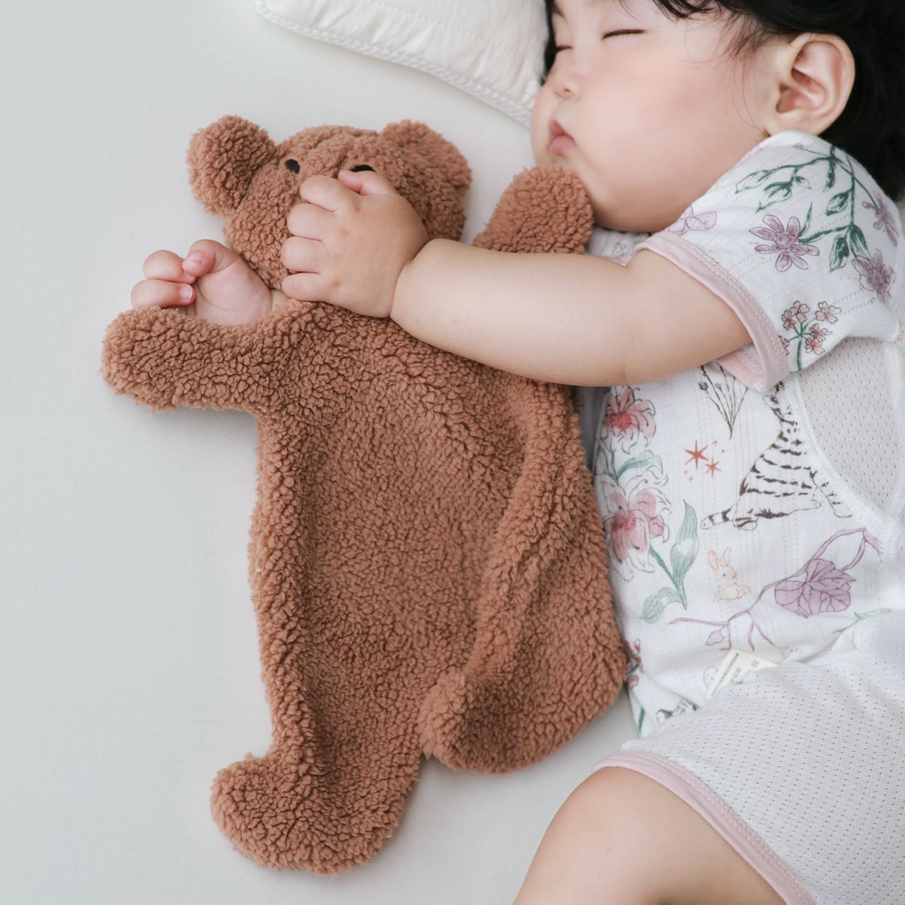 Biomom Mocha Teddy Bear Plush Lovey