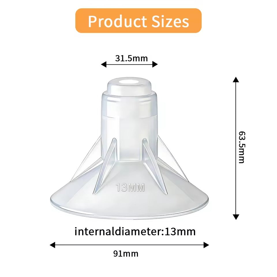 MPJ Soft Silicone Flanges for Spectra & Medela (6 Sizes)