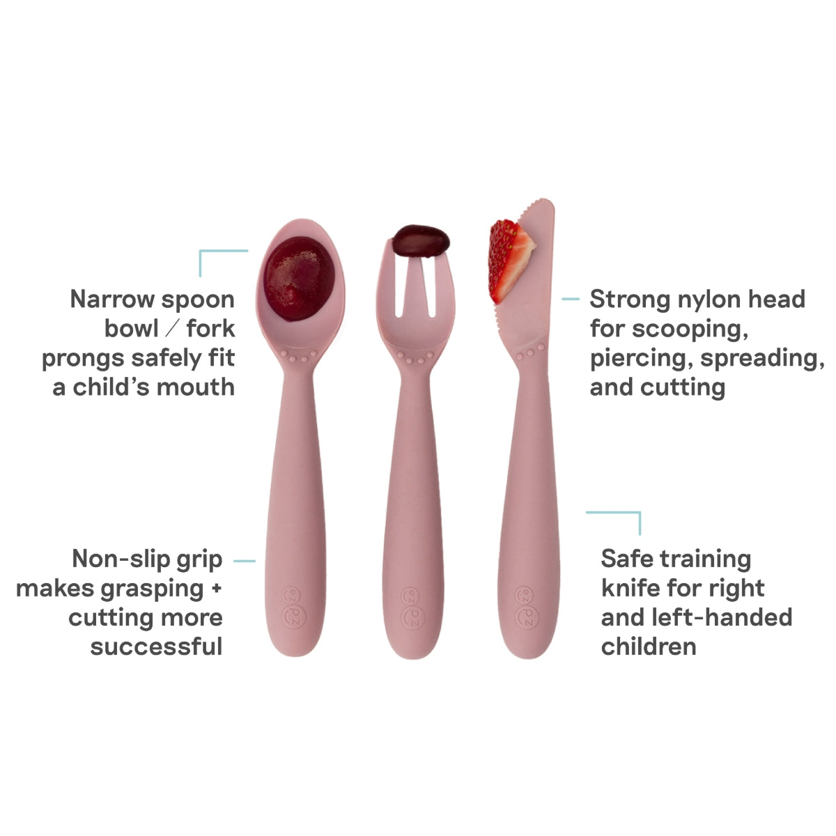 EzPz Happy Utensils (10 Colours)