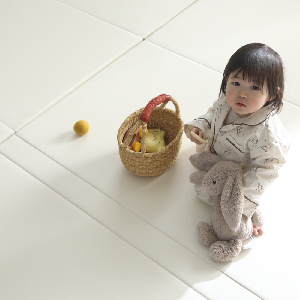 Creamhaus FREE Non-Slip Folding Playmat (210x140x4cm) - Cream