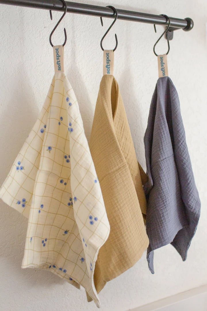 Soft Spot Soft Tea Towels, 3pk (5 Designs)