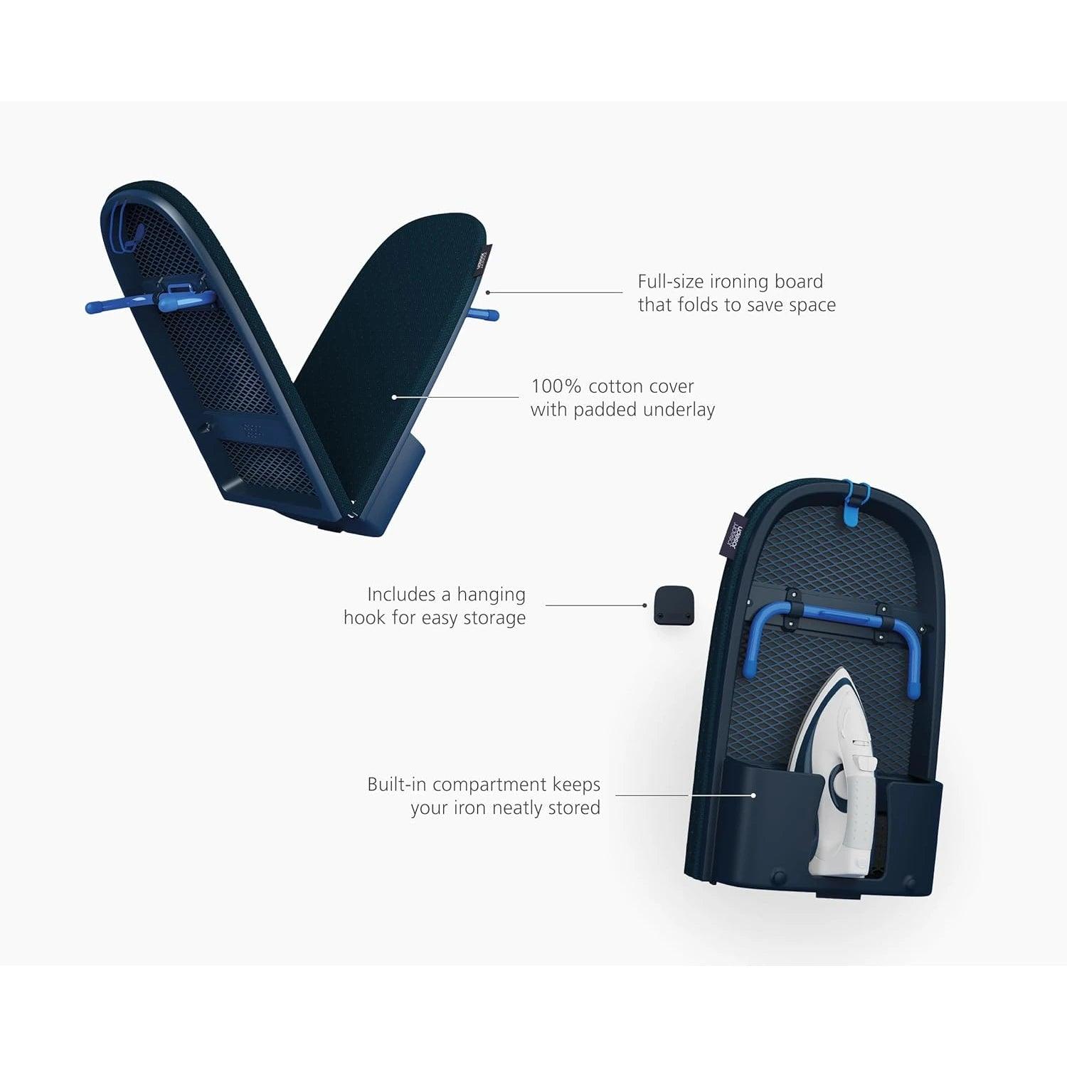 Joseph Joseph Pocket MAX Folding Ironing Board, Regular/Plus (2 Types) - Pupsik Singapore