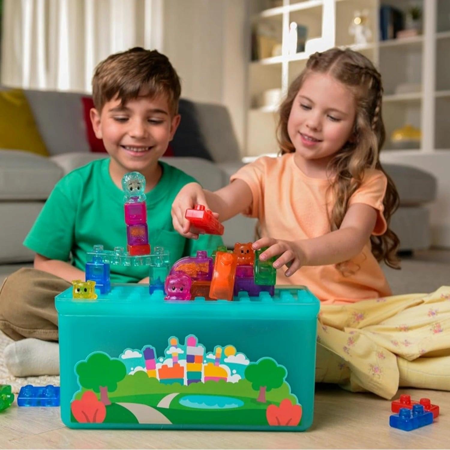 Jelly Blox Playground Store & Play, 30pcs - Pupsik Singapore