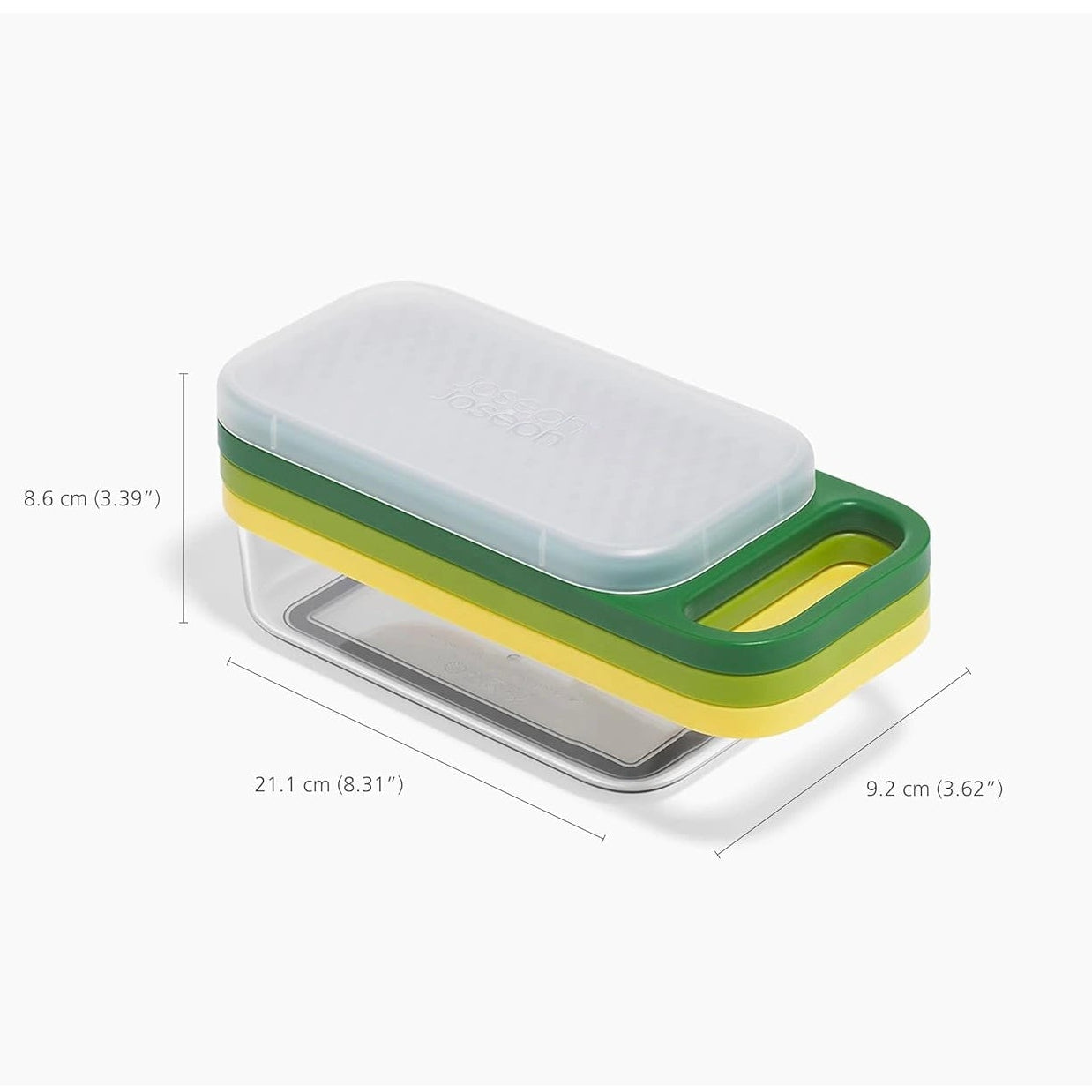 Joseph Joseph Multi-Grate & Store 3-in-1 Grater Set with Storage Container