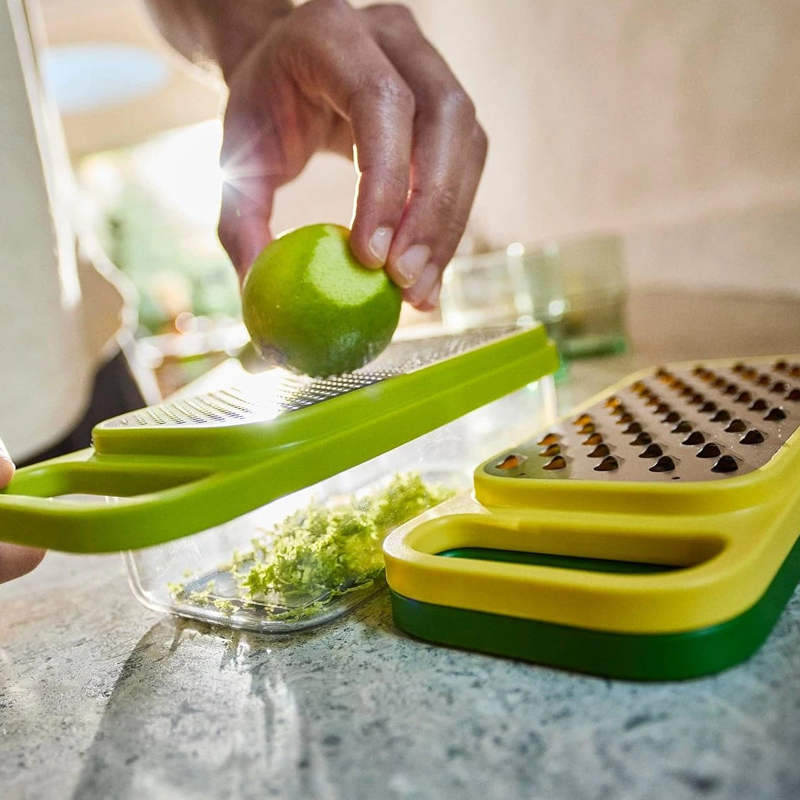 Joseph Joseph Multi-Grate & Store 3-in-1 Grater Set with Storage Container
