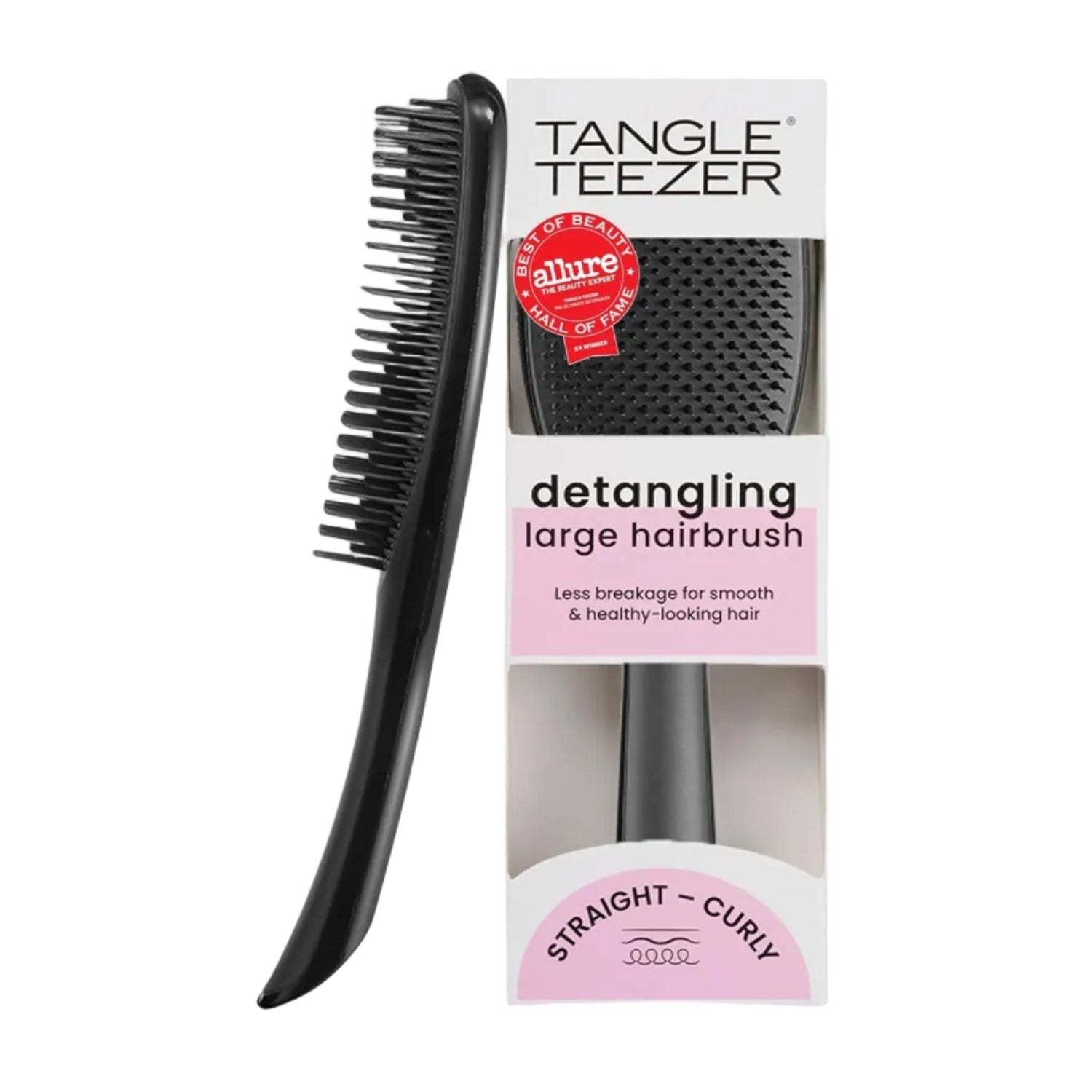 Tangle Teezer The Ultimate Detangler Large Hairbrush, Straight & Curly (4 Colors) - Pupsik Singapore