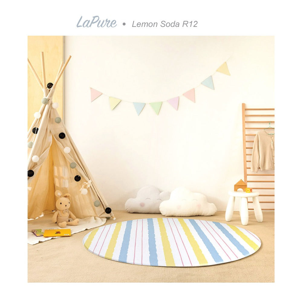 Parklon LaPure Round Playmat - Lemon Soda (R12)