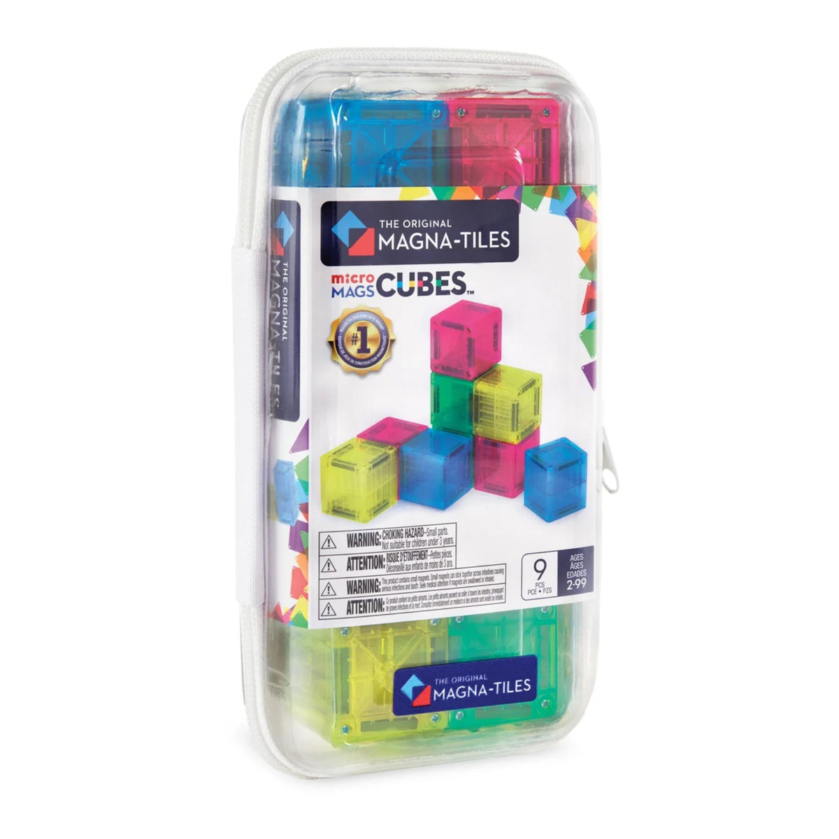 Magna-Tiles microMAGS Cubes Set, 9pcs - Pupsik Singapore
