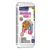 Magna-Tiles microMAGS Gingerbread House Travel Set, 24pcs - Pupsik Singapore