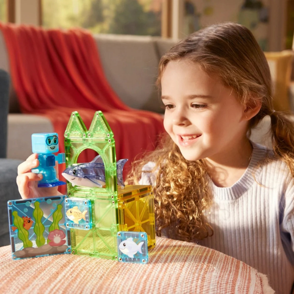 Magna-Tiles Shark Dive Set, 13pcs - Pupsik Singapore