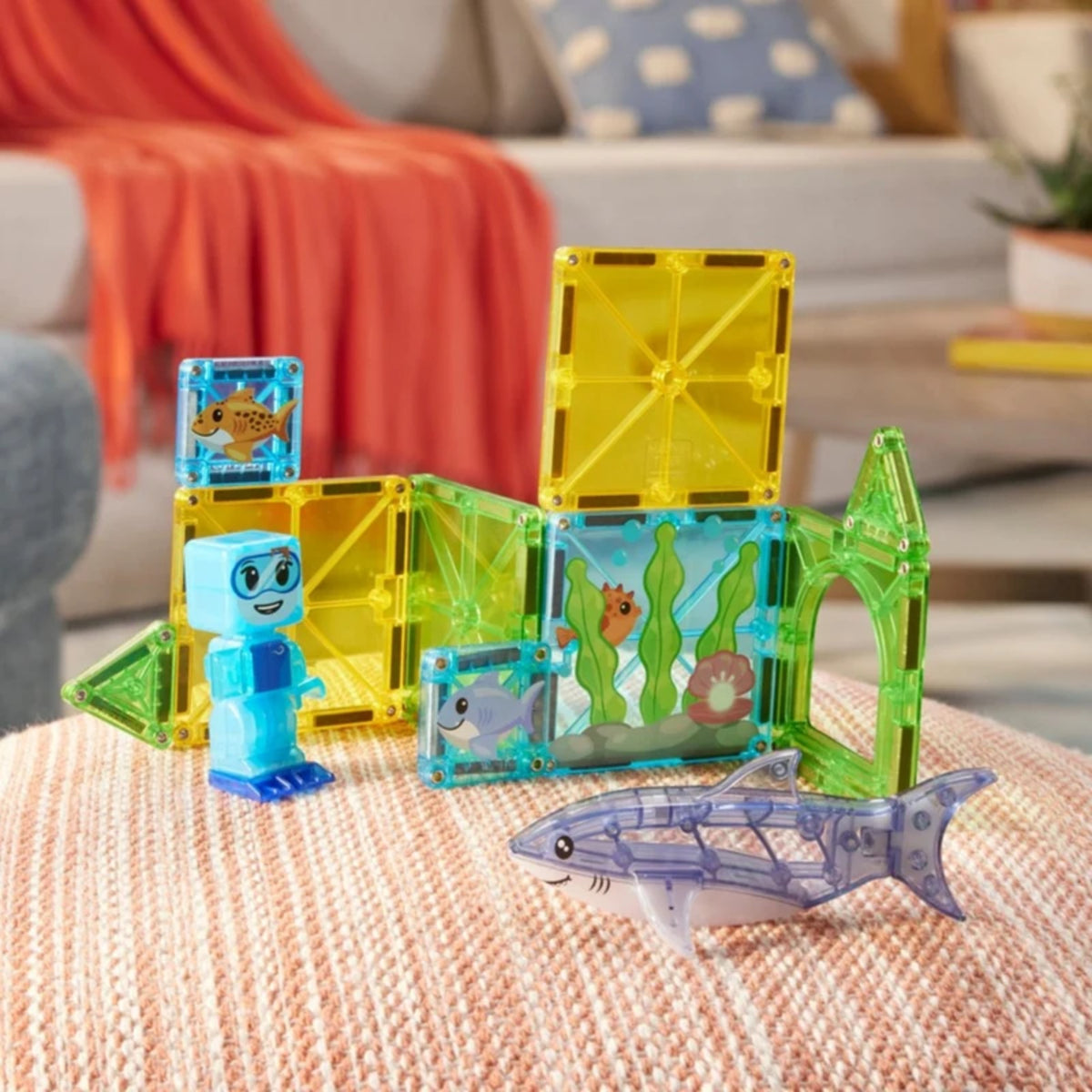 Magna-Tiles Shark Dive Set, 13pcs - Pupsik Singapore