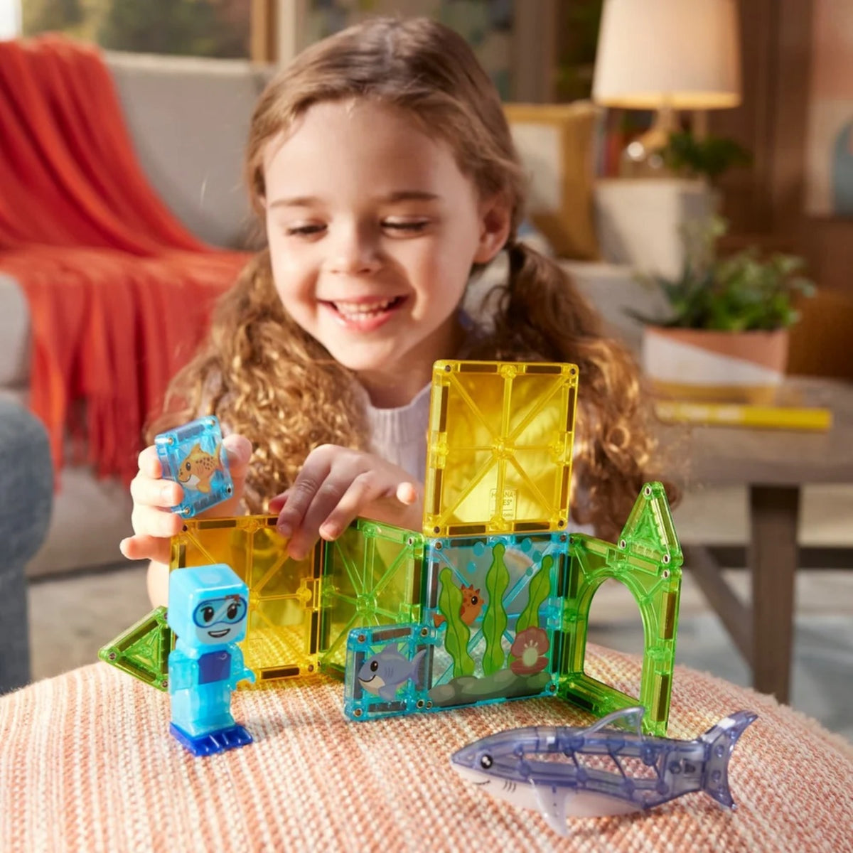 Magna-Tiles Shark Dive Set, 13pcs - Pupsik Singapore