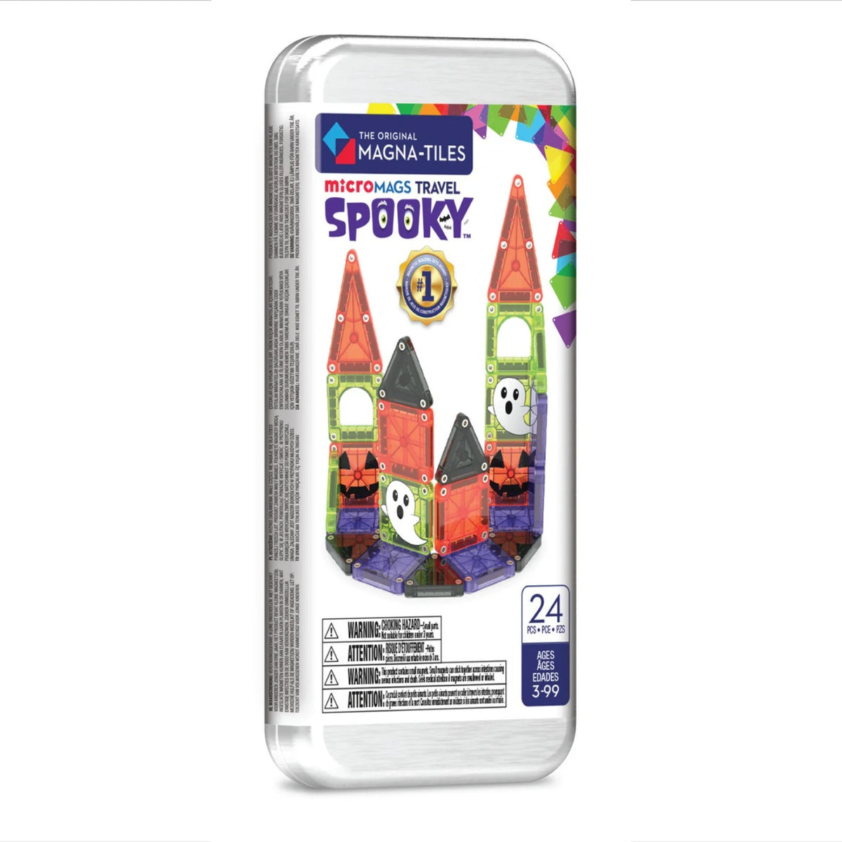 Magna-Tiles microMAGS Spooky Travel Set, 24pcs - Pupsik Singapore