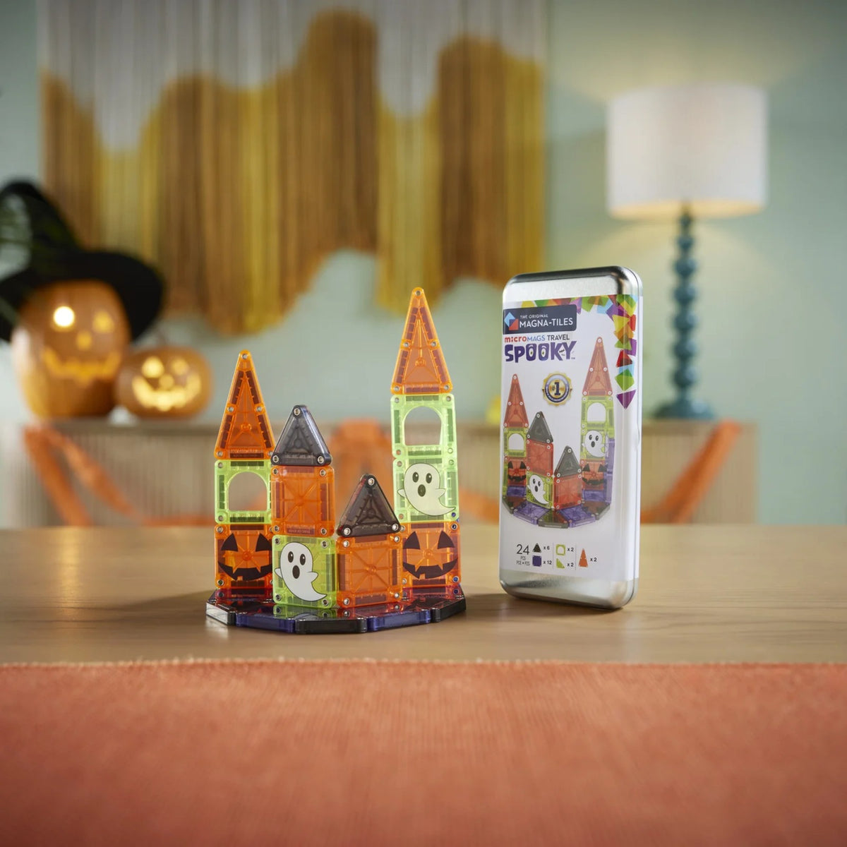 Magna-Tiles microMAGS Spooky Travel Set, 24pcs - Pupsik Singapore