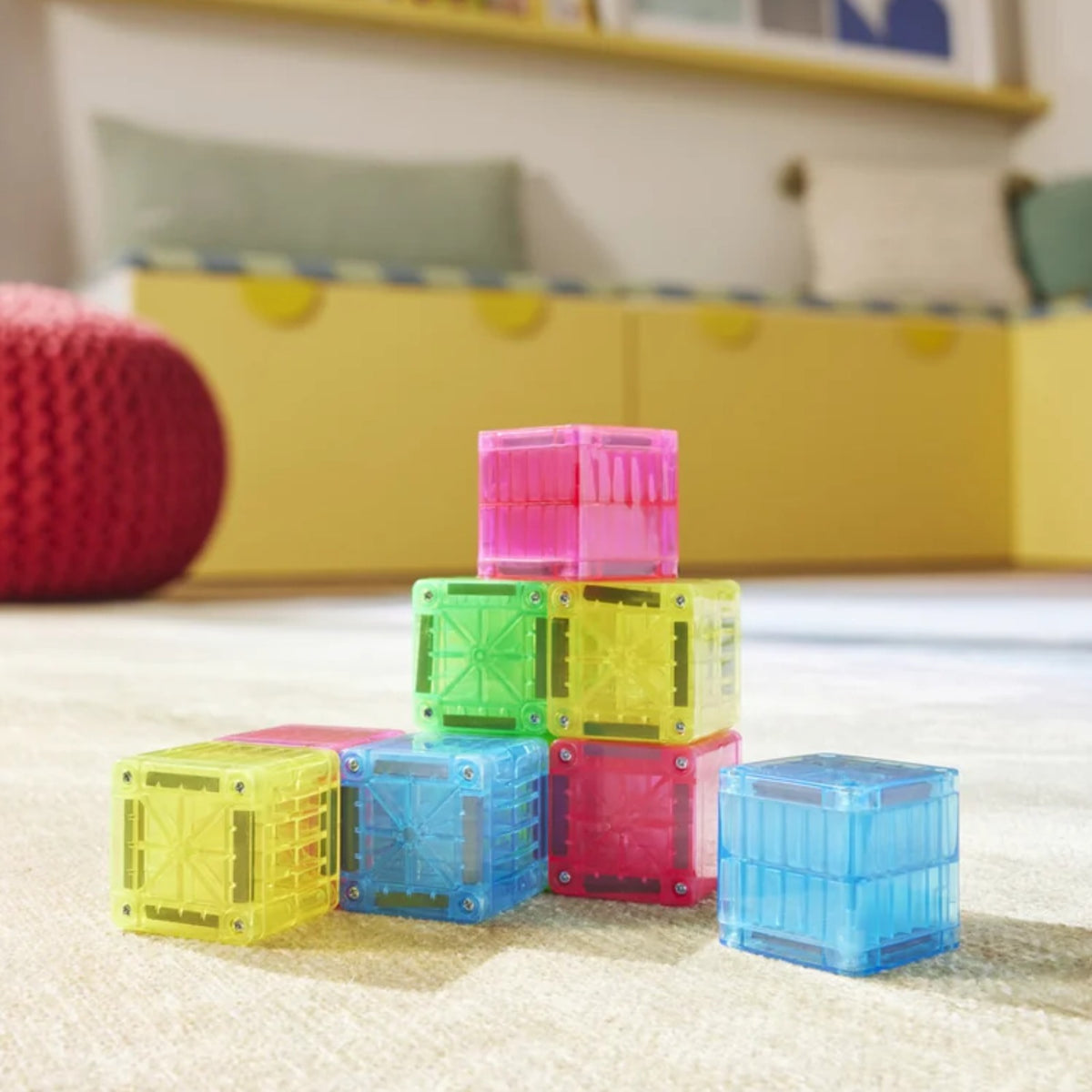 Magna-Tiles microMAGS Cubes Set, 9pcs - Pupsik Singapore